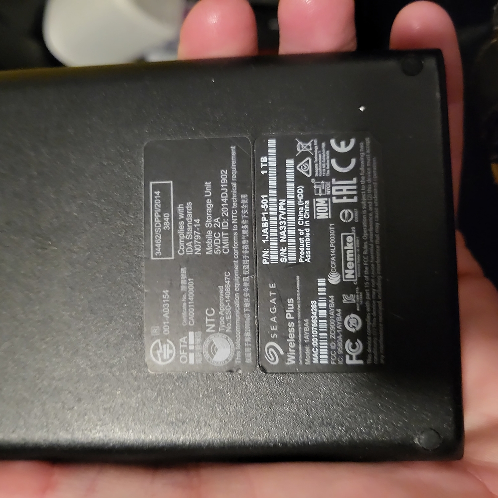 Seagate Black External Hard Drive